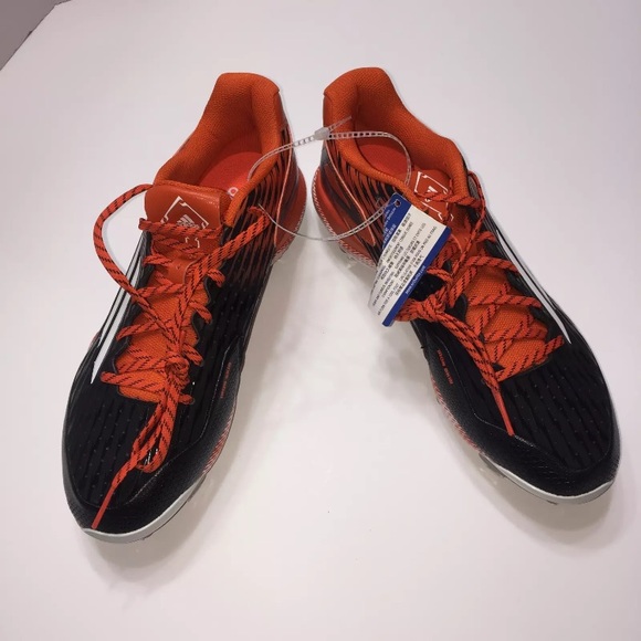 adidas Other - Adidas Cleats 11 Orange Baseball Shoes S84761